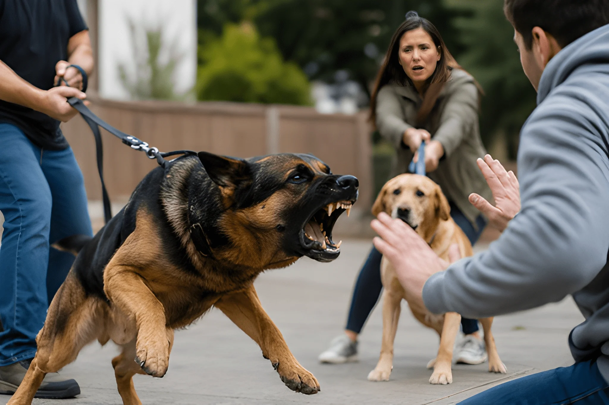 signs your dog is showing aggression